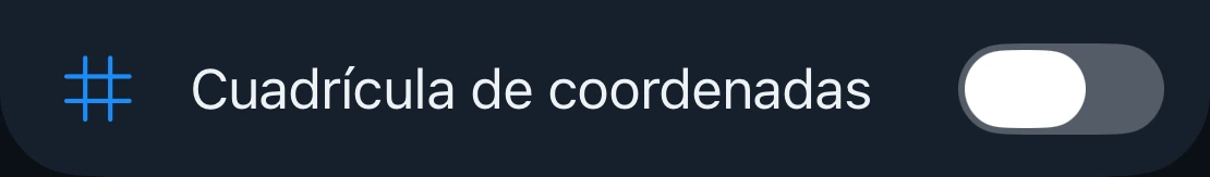 El ajuste Cuadrícula de coordenadas