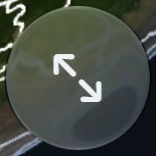 Le bouton Cadrer l'itinéraire