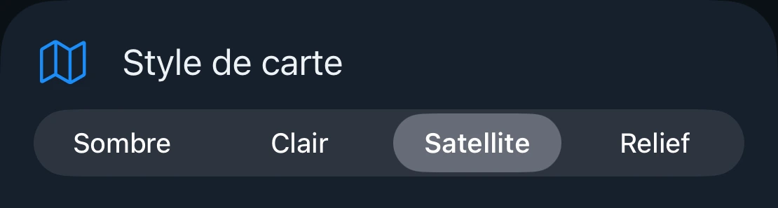 Le réglage Style de carte
