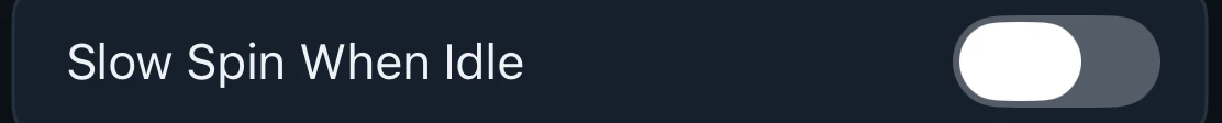 The Slow Spin Setting